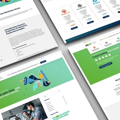 HA247 - Website Layout concepts