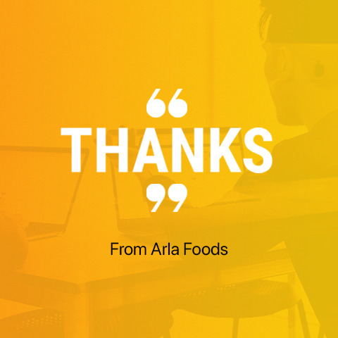 Arla Foods - Thank you