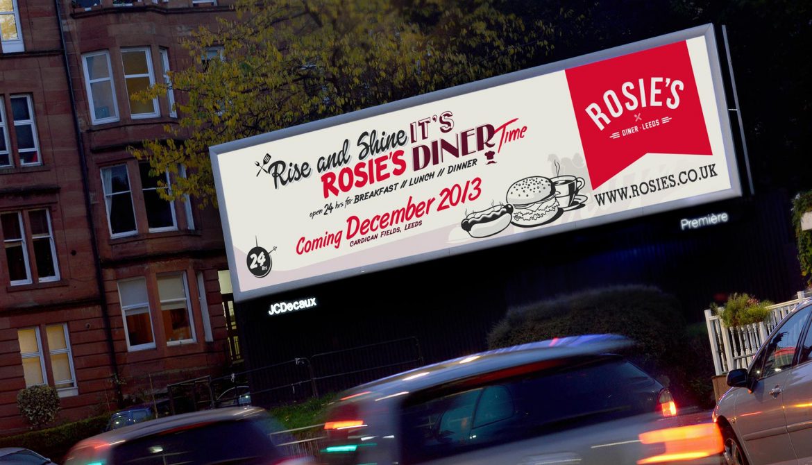 Rosie's Diner - opening banner