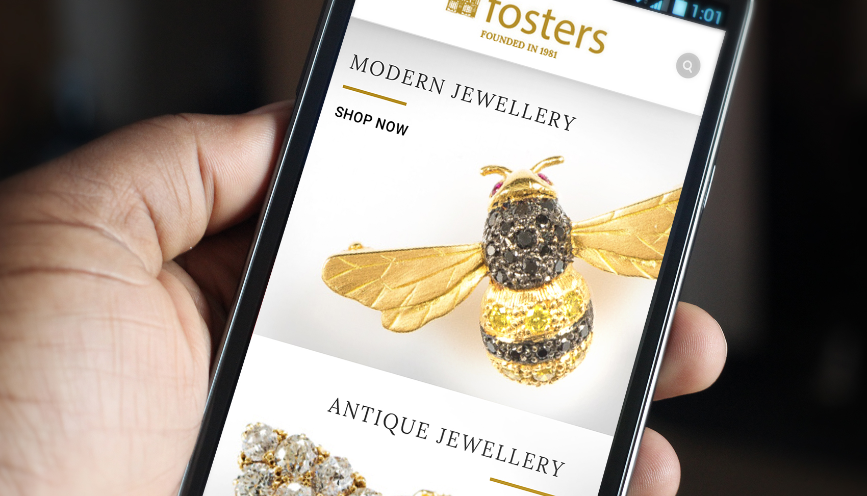 http://Fosters%20Jewellery%20-%20Website%20on%20Mobile