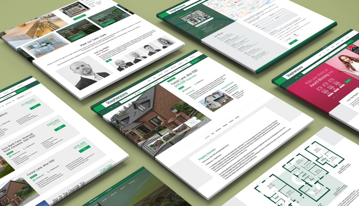 Stephensons - Website Mock-up