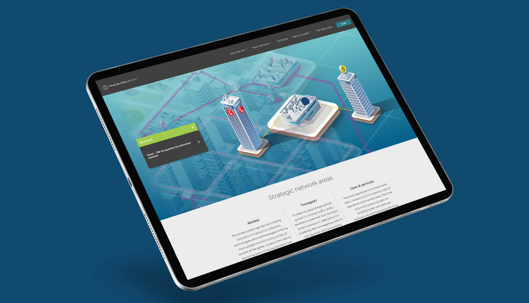 http://Telecom%20Infra%20Project%20on%20Tablet