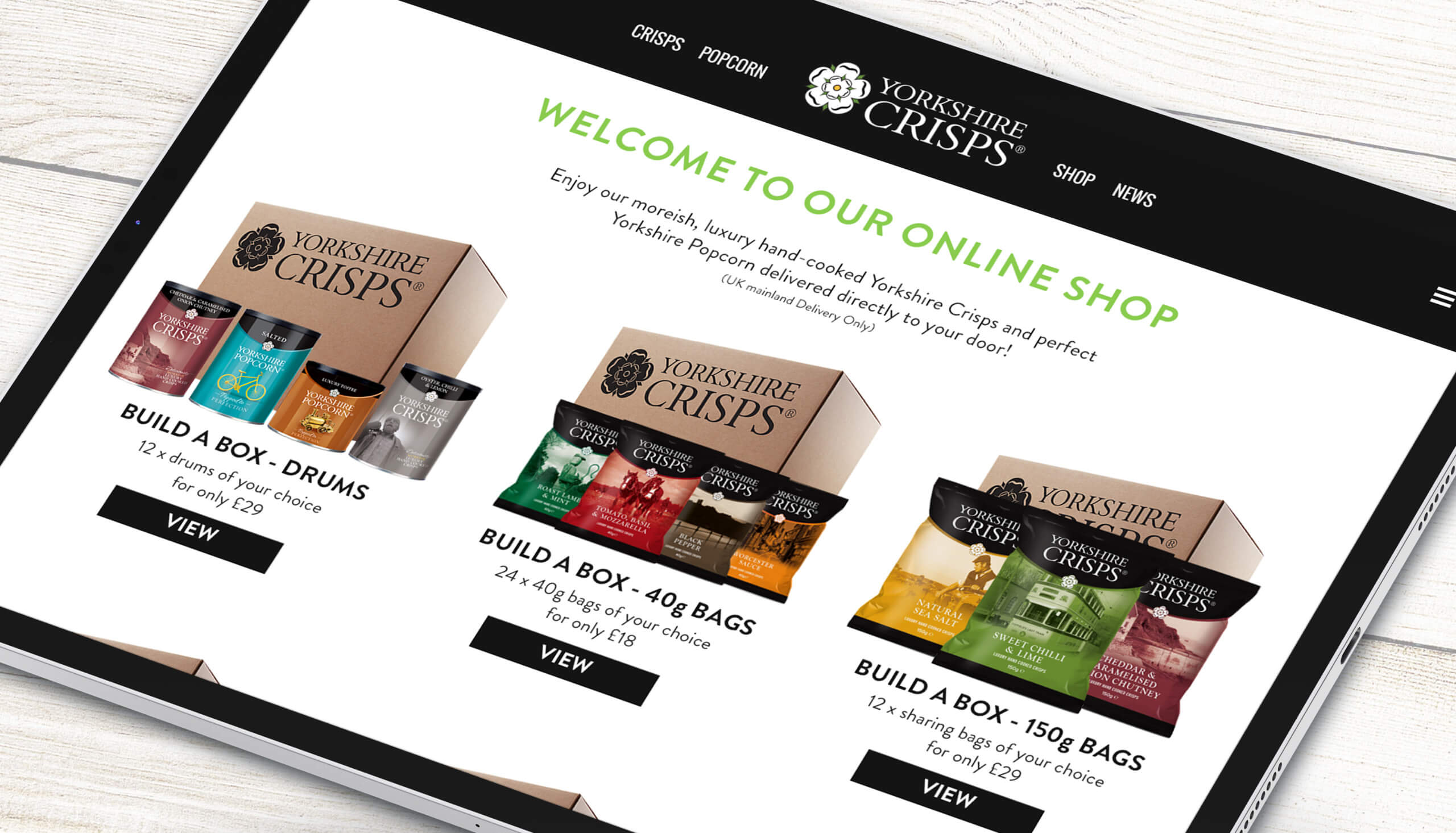 Yorkshire Crisps - New Website
