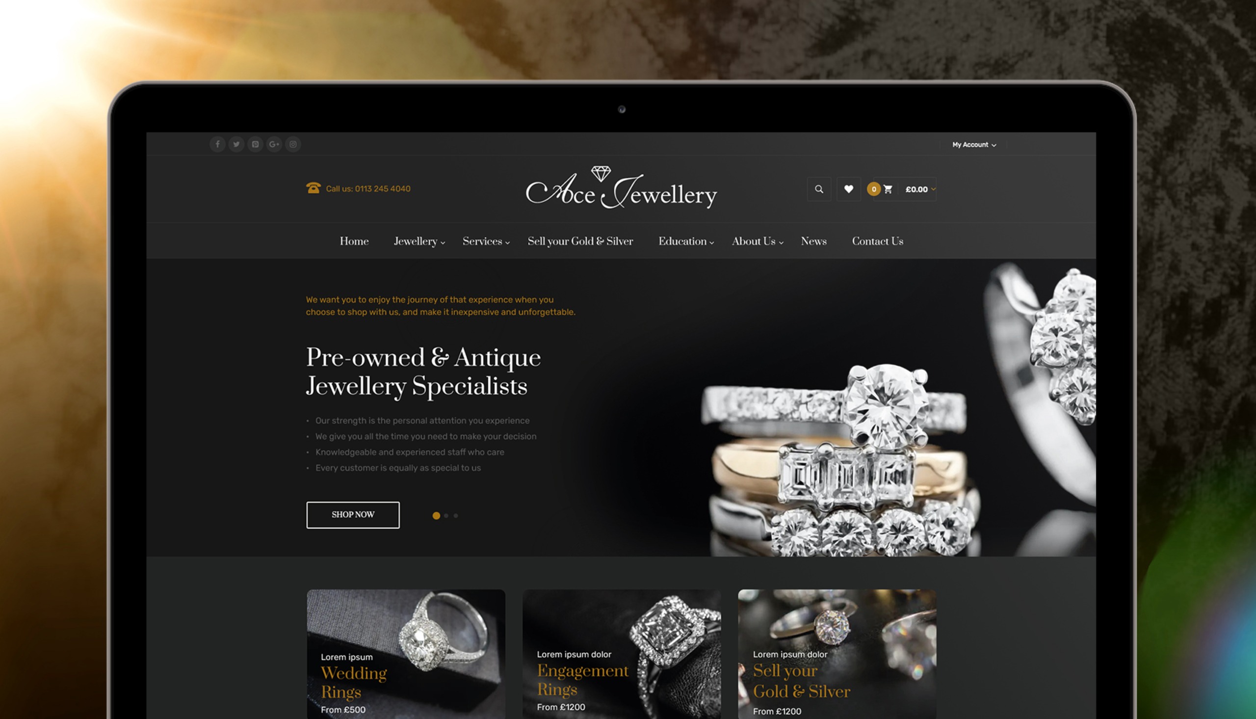 Ace Jewellery New website launch Impulse York